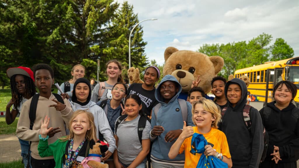 School Safety Patrollers from the class of 2025 come together to celebrate another great school year.